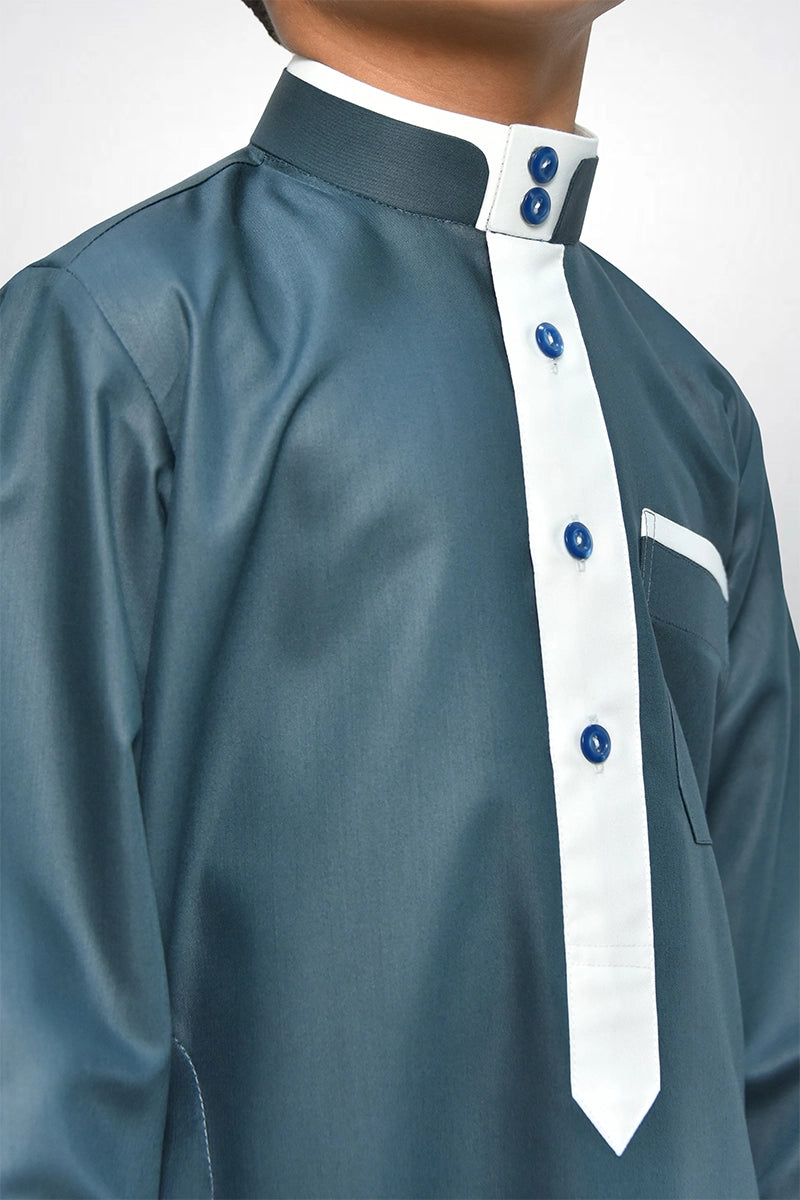 The Yusuf – Teal & Pearl