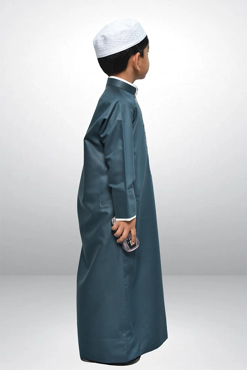 The Yusuf – Teal & Pearl