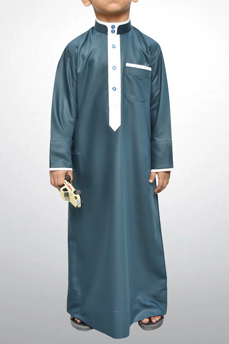 The Yusuf – Teal & Pearl